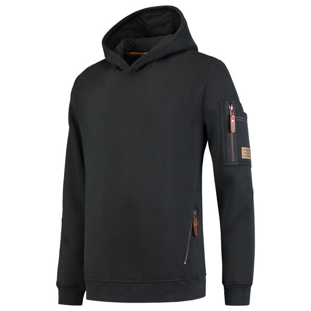 Afbeeldingen van Sweater Premium Capuchon 304001 Black XS