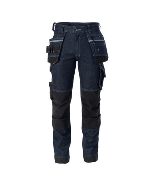 Afbeeldingen van Dassy werkbroek Melbourne jeans zwart