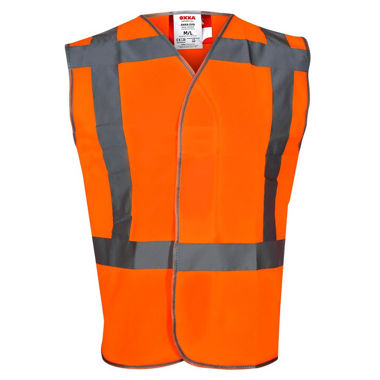 Afbeeldingen van Oxxa verkeersvest RWS oranje 3XL/4XL