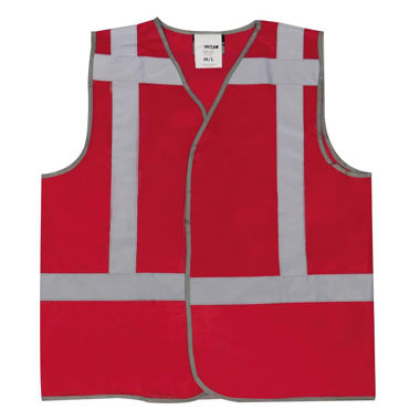 Afbeeldingen van M-Wear verkeersvest RWS rood M/L