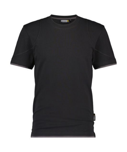 Afbeeldingen van Dassy T-shirt Kinetic zwart/grijs L