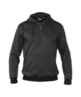 Afbeeldingen van Dassy Sweater Hoodie Indy grijs/zwart M