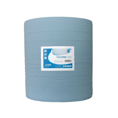 Afbeeldingen van Industriepapier 3L verlijmd blauw recycl