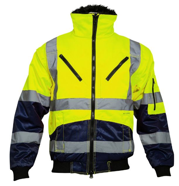 Afbeeldingen van Oxxa Pilotjack 0962 geel/blauw XXL