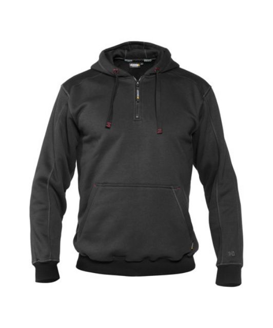 Afbeeldingen van Dassy Sweater Hoodie Indy grijs/zw. XXL