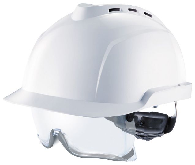 Afbeeldingen van MSA v-helm V-Gard 930 incl. bril wit