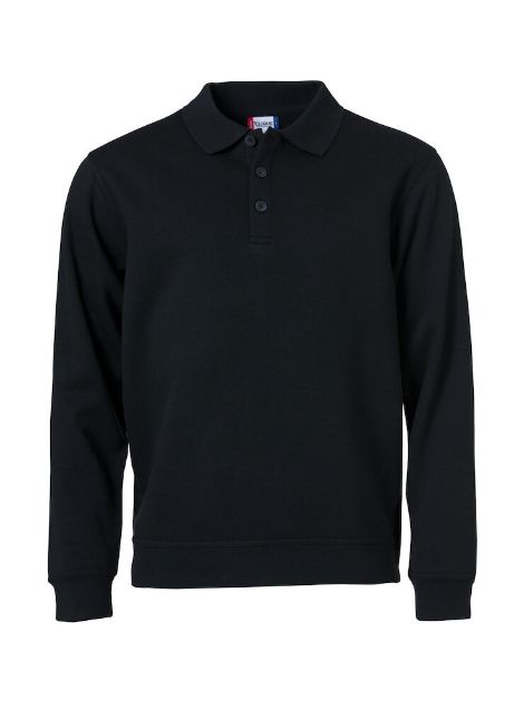 Afbeeldingen van Clique basic polo sweater 021032  zw XS