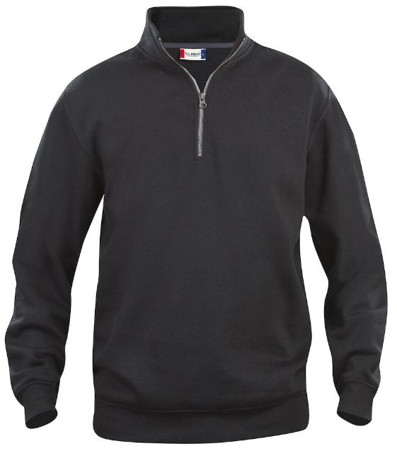 Afbeeldingen van Basic halfzip zwart xl