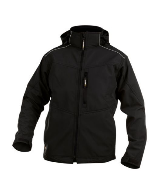 Afbeeldingen van Dassy Softshell Tavira zwart 4XL