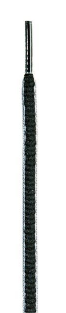 Afbeeldingen van Bata veter rond 120 cm grijs/zwart