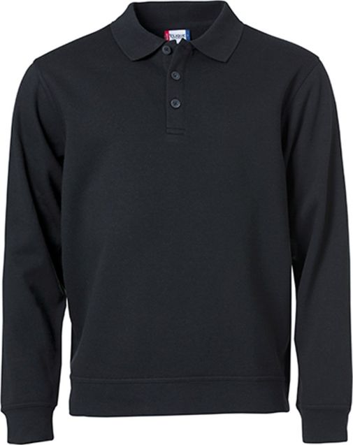 Afbeeldingen van Clique basic polo sweater 021032 zwart M