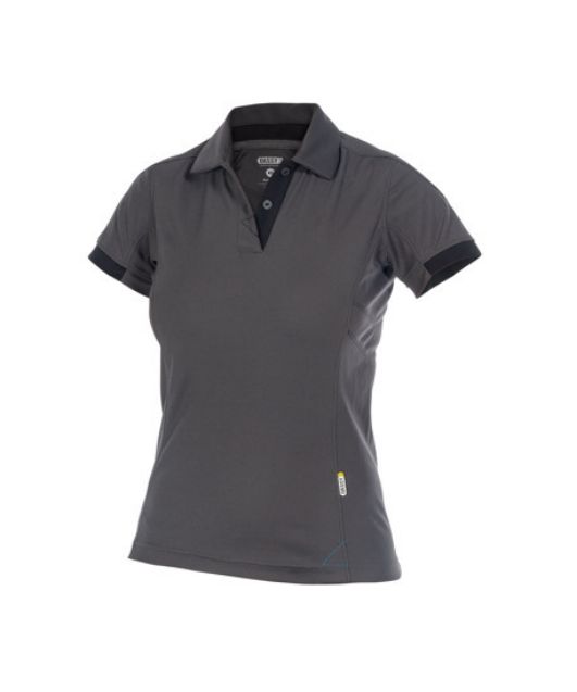 Afbeeldingen van Dassy poloTraxion Women grijs/zwart