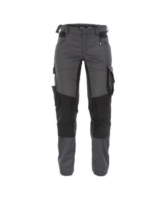 Afbeeldingen van Dassy broek Dynax Women grijs/zw 40