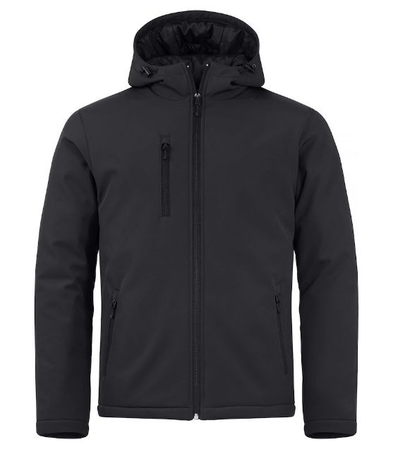 Afbeeldingen van  Clique Softshell Padded Hoody zwart S