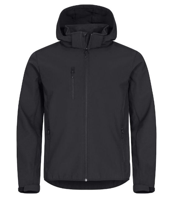 Afbeeldingen van Clique Classic Softshell hoody zwart L