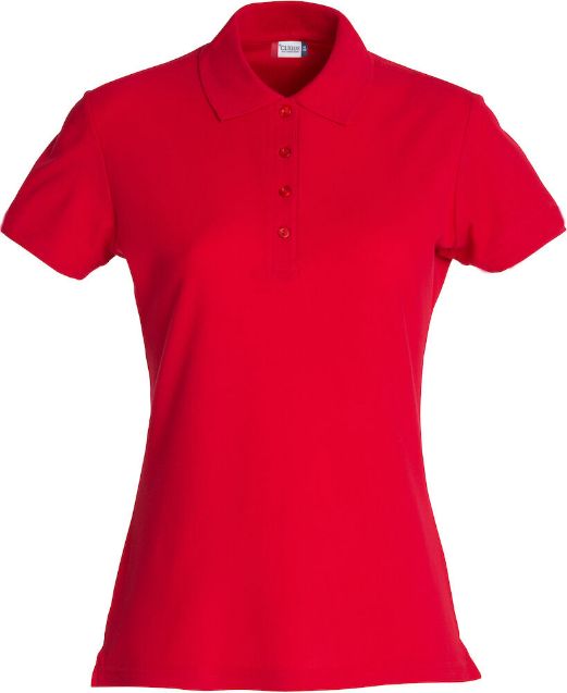 Afbeeldingen van Basic Polo Ladies rood m
