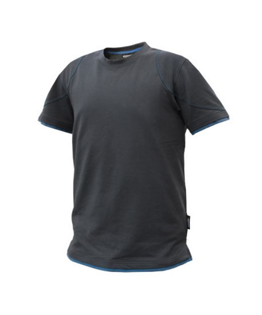 Afbeeldingen van Dassy T-Shirt Kinetic ant/azuur L