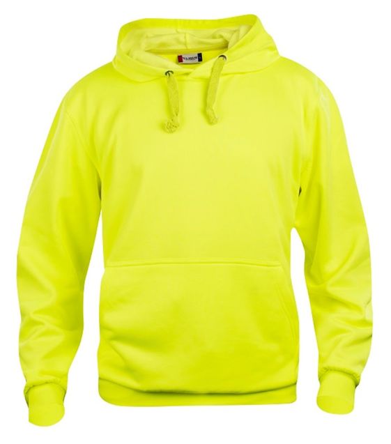 Afbeeldingen van Basic hoody signaalgeel l