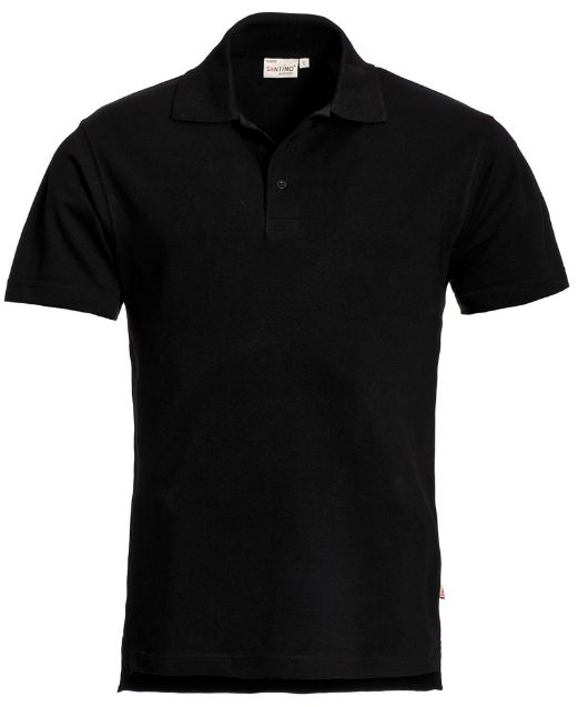 Afbeeldingen van Santino Polo shirt Ricardo zwart L
