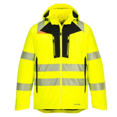 Afbeeldingen van PW Winterjas Hi-Vis DX461 geel/zwart M