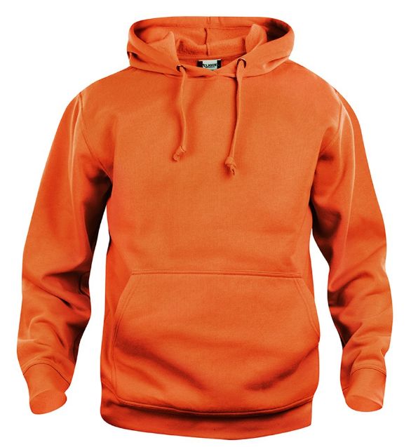 Afbeeldingen van Basic hoody dieporanje m
