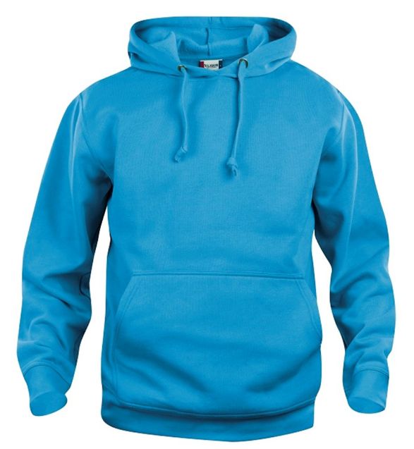 Afbeeldingen van Basic hoody turquoise m