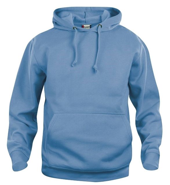 Afbeeldingen van Basic hoody lichtblauw l