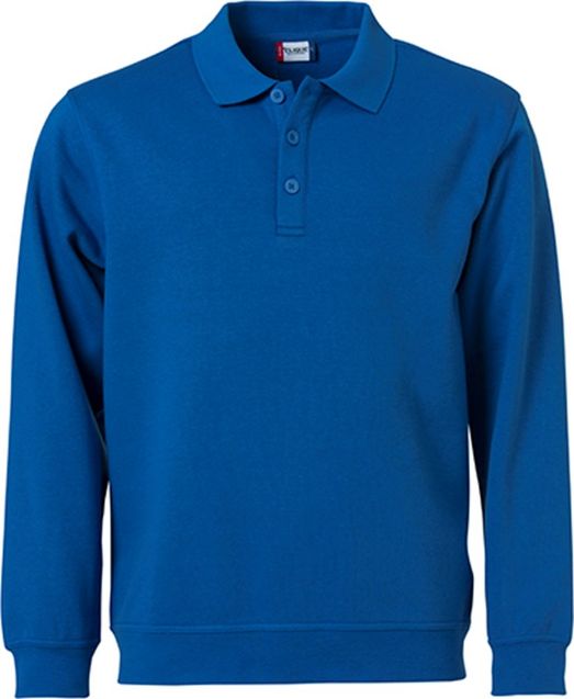 Afbeeldingen van Clique basic polo sweater 021032kobalt S