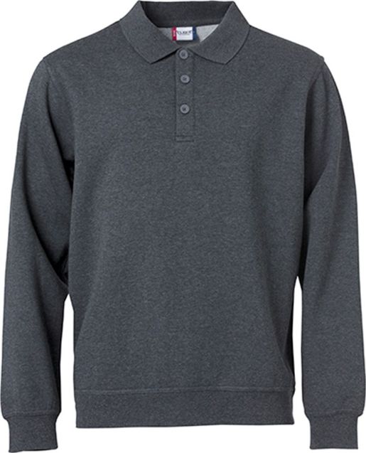 Afbeeldingen van Clique basic polo sweater 021032 antr.L