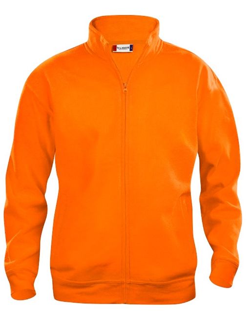 Afbeeldingen van Basic cardigan signaaloranje xl