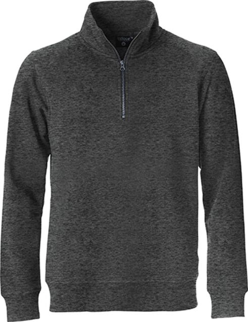 Afbeeldingen van Classic half zip antraciet xl
