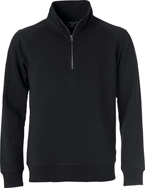 Afbeeldingen van Classic half zip zwart l