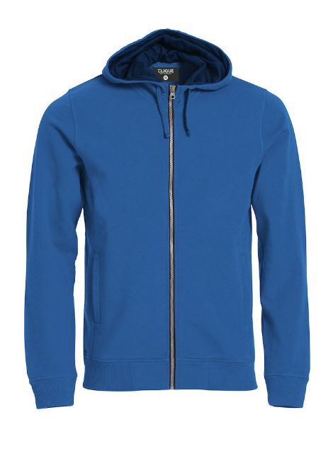 Afbeeldingen van Classic hoody full zip kobalt m