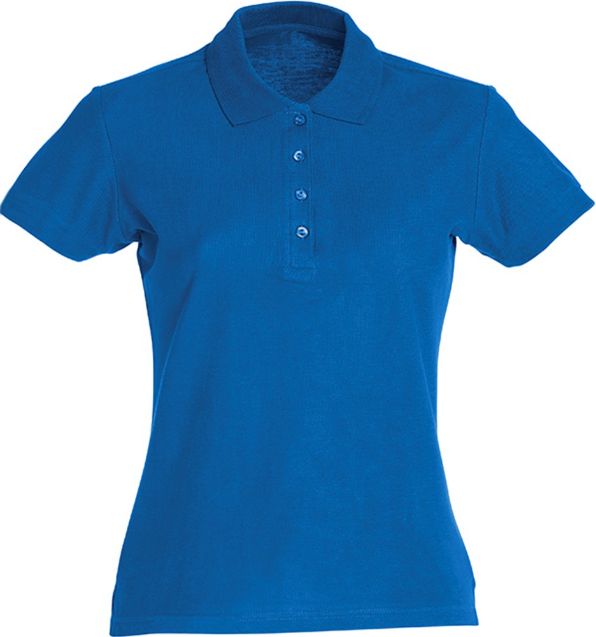 Afbeeldingen van Basic Polo Ladies kobalt l