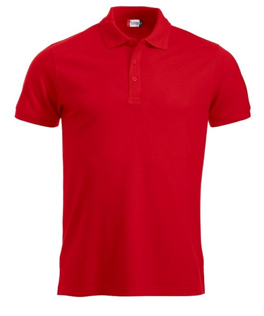 Afbeeldingen van Manhattan heren polo rood l