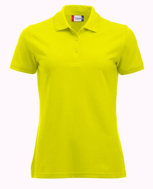 Afbeeldingen van Manhattan dames polo signaalgeel l