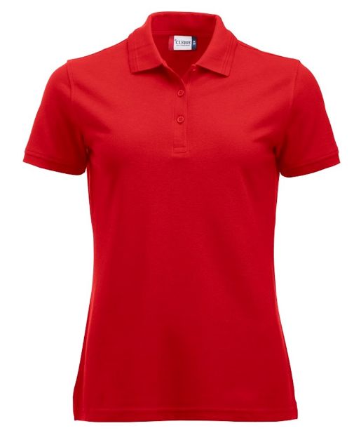 Afbeeldingen van Manhattan dames polo rood m