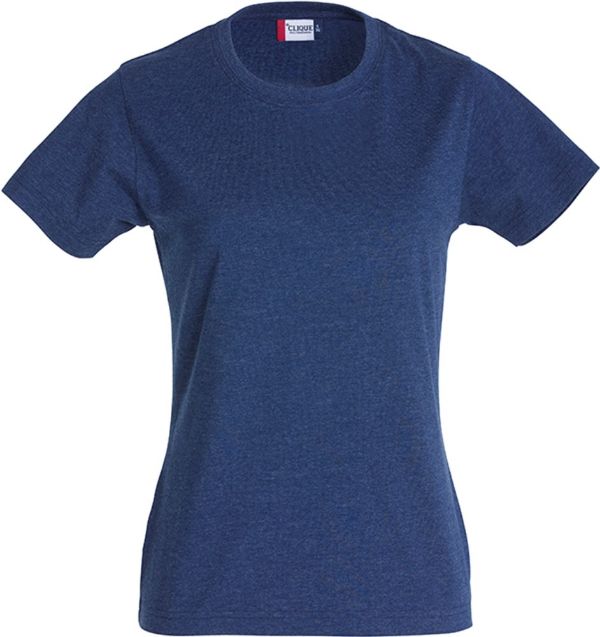 Afbeeldingen van New Classic-T dames blauw melange xl