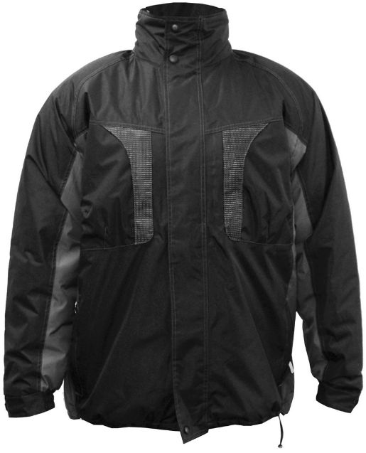 Afbeeldingen van M-wear parka 8520 zwart/grijs, xxl