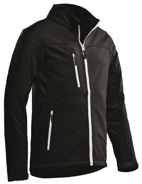 Afbeeldingen van Softshell jack santino soul zwart, s