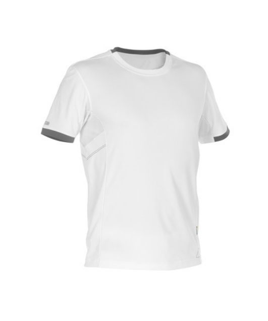 Afbeeldingen van Dassy T-shirt Nexus wit/grijs L