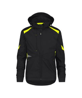 Afbeeldingen van Dassy Kalama Softshell zwart/geel
