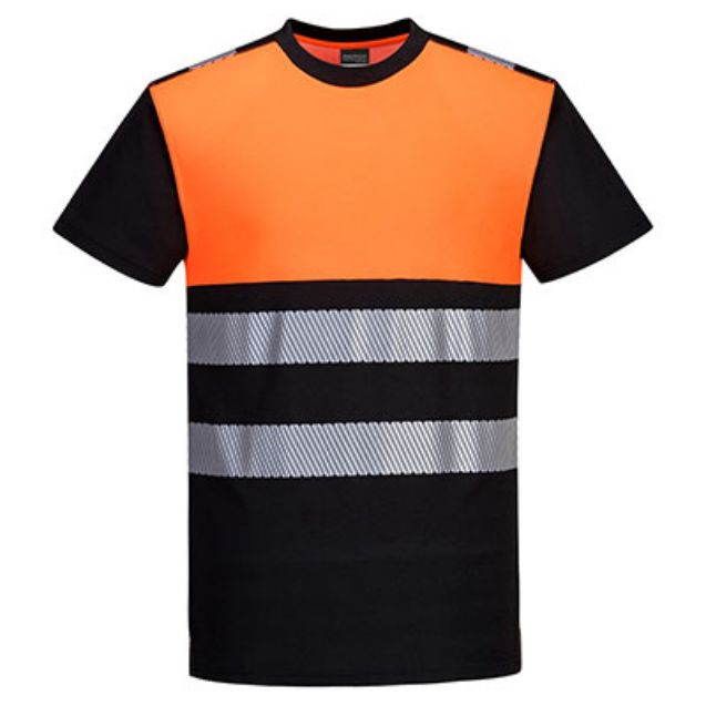 Afbeeldingen van PW311 HI-VIS T-Shirt oranje/zwart L