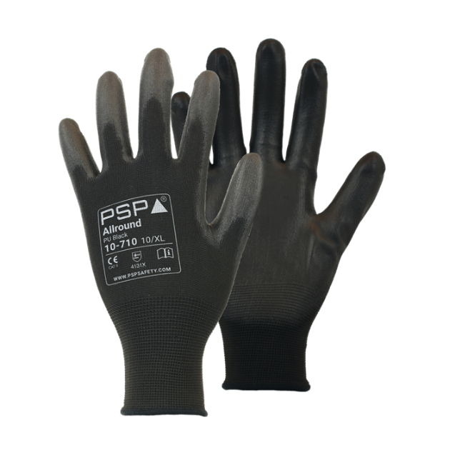 Afbeeldingen van PSP HS PU zwart nylon 10-710 mt11