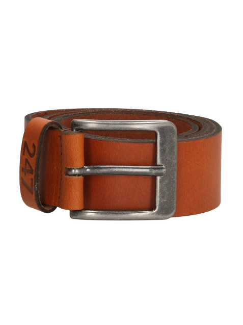Afbeeldingen van 247 riem Buffalo leder cognac 115 cm