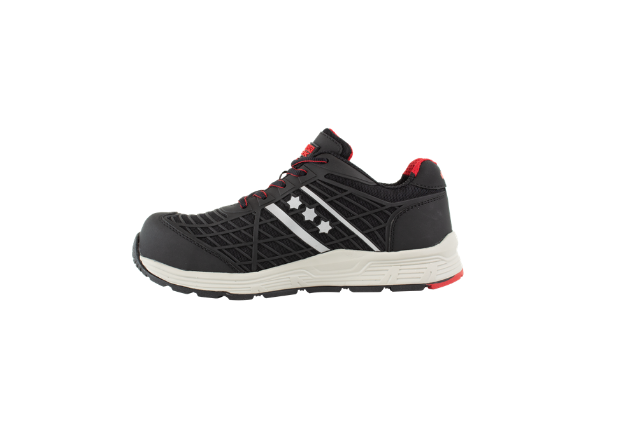 Afbeeldingen van Rucanor Score 321 S3 laag zw/rood, mt 44