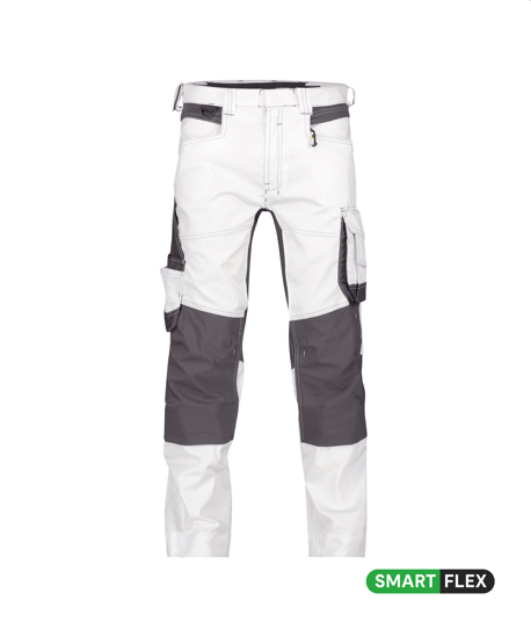 Afbeeldingen van Dassy werkbroek Dynax Painters wit 52+