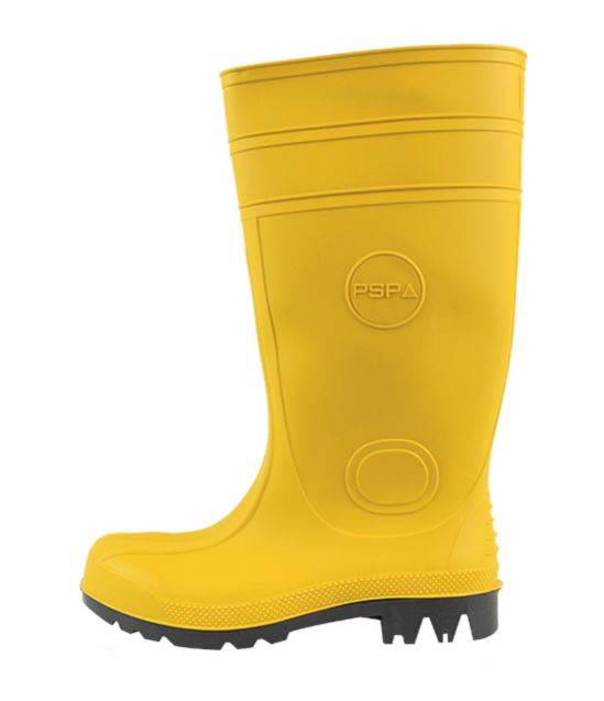 Afbeeldingen van PSP PVC bouwlaars S5 30-200 geel mt 44