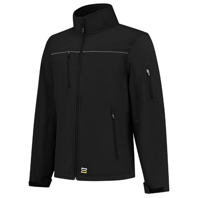 Afbeeldingen van TC Softshell Luxe 402006 zwart M