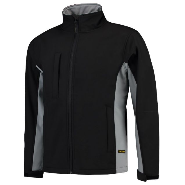 Afbeeldingen van TC Softshell 402002 zwart/grijs XXL